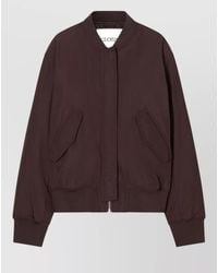 Closed - Zipped Blouson Jacket Baseball Collar - Lyst