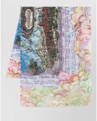 Faliero Sarti - Fiorentina Stole Graphic Print Rectangle Scarf - Lyst