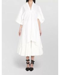 Jacquemus - Backless Tunic Dress Asymmetric Hem Midi - Lyst
