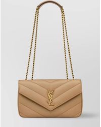 Saint Laurent - Loulou Small Leather Quilted Shoulder Bag - Lyst
