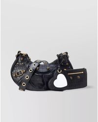 Balenciaga - Le Cagole Xs Crocodile-Embossed Leather Shoulder Bag - Lyst
