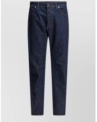 Stone Island - Straight Leg Denim Trousers Belt Loops - Lyst