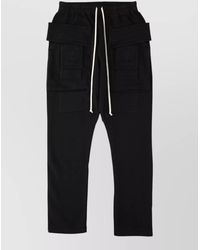 Rick Owens - Relaxed Cargo Pants Elastic Waistband - Lyst