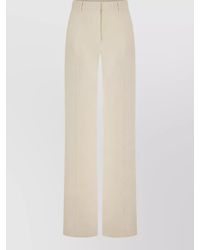 Fendi - Virgin Wool Straight-Leg Tailored Trousers - Lyst