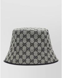 Gucci - Logo Canvas Bucket Hat - Lyst