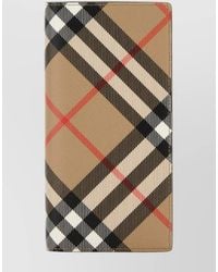 Burberry - Printed Canvas Wallet - Lyst