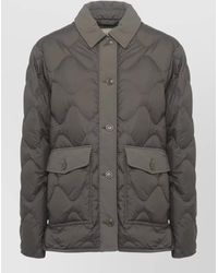 Woolrich - Short Quilted Down Jacket Long Sleeves - Lyst