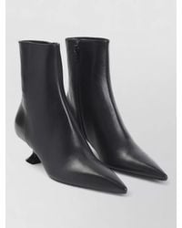 Lanvin - Leather Ankle Boots - Lyst