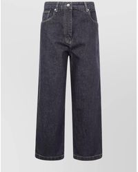 Studio Nicholson - Denim Wide-Leg Trousers - Lyst