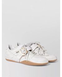 Miu Miu - Lace Up Low Top Shoes Rubber Sole - Lyst