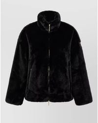 Tatras - Faux Fur Oversized High Neck Coat - Lyst