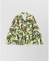 KENZO - Camouflage Pattern Blazer Front Pockets - Lyst