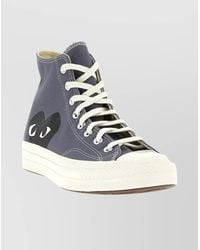 COMME DES GARÇONS PLAY - Canvas High-Top Sneakers - Lyst
