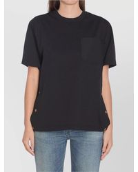 Moncler - T-Shirt With Pocket - Lyst