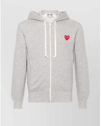 Comme des Garçons - Cotton Zip-Up Hoodie - Lyst