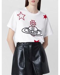 Vivienne Westwood - Cotton Orb And Stars Classic Printed Short-Sleeve T-Shirt - Lyst