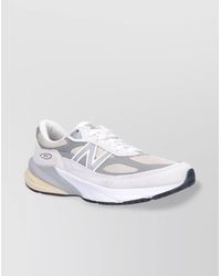 New Balance - Leather Mesh Low-Top Sneakers - Lyst