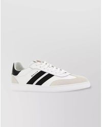 Bally - Leather Sneakers With Contrast Heel Tab - Lyst