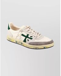 Premiata - Sneakers With Contrast Heel Tab And Rubber Sole - Lyst
