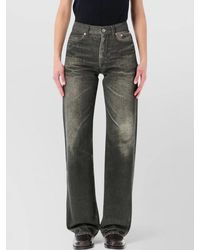 Our Legacy - Cotton Bootcut Wide-Leg Jeans - Lyst
