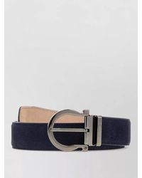 Ferragamo - Suede Leather Belt - Lyst