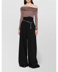 Rick Owens - High Waist Tailored Wide Leg Pants - Lyst