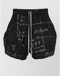 Rick Owens - Cupro Boxer Shorts Dropped Crotch Side Slits - Lyst