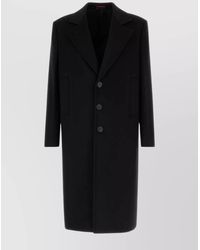Gucci - Cashmere Blend Single Breasted Coat - Lyst