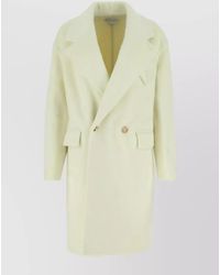 Bottega Veneta - Sophisticated Wool Blend Double-Breasted Coat - Lyst