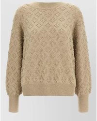 Agnona - Cashmere Embossed Sweater - Lyst