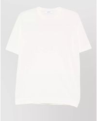 Lardini - Fine-Knit Cotton Crew-Neck Short-Sleeve T-Shirt - Lyst