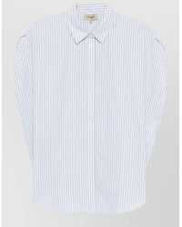 Woolrich - Striped Cotton Shirt - Lyst