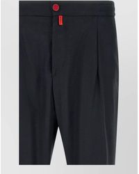 Kiton - Wool Tapered Trousers - Lyst