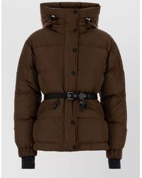 Moncler - Nylon Down Belted Puffer Jacket - Lyst