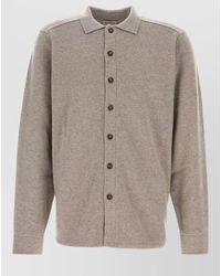 LeKasha - Cashmere Shirt Minsk Collared Long Sleeves - Lyst