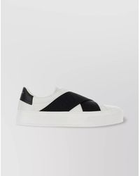 Givenchy - Leather Slip-On Sneakers - Lyst