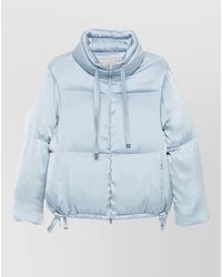 Herno - Padded Jacket High Collar Drawstring Hem - Lyst