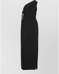 Solace London - One Shoulder Maxi Dress Side Slit - Lyst