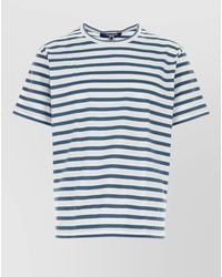 Junya Watanabe - Cotton T Shirt Crew Neck Striped - Lyst