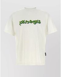 Palm Angels - Thai Logo Crew Neck Short Sleeve T-Shirt - Lyst