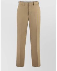 Department 5 - Kurt Cotton Tailored Trousers Belt Loops - Lyst