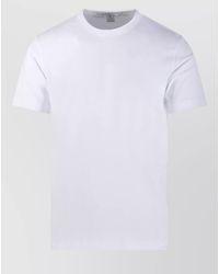 Comme des Garçons - Short Sleeves Crew Neck Cotton Jersey T-Shirt - Lyst