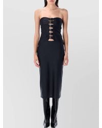 Coperni - Strapless Bodycon Midi Dress - Lyst