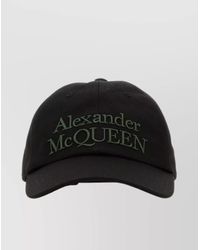 McQueen - Cotton Logo Baseball Cap - Lyst