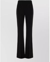 The Row - Silk Tailored Pants High Waist Flare - Lyst