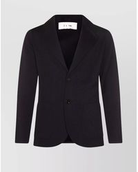 Lardini - Single-Breasted Suit Jacket With Notch Lapel - Lyst