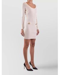 Moschino - Wool Mini Dress - Lyst