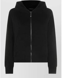 Max Mara - Hooded Lounge Top Long Sleeves Ribs - Lyst