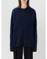 Frankie Shop - Mohair Fuzzy Relaxed-Fit Sweater - Lyst