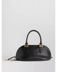 Balenciaga - Mini Calf Leather Bowling Shoulder Bag - Lyst
